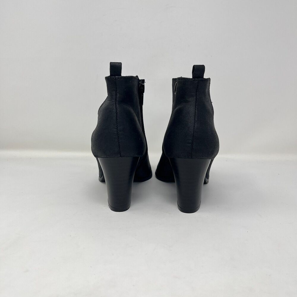 Qupid Chunky Block Heels Black Pointed Toe Casual… - image 4